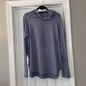 Athleta Lavender Purple Lightweight Hooded Pullover